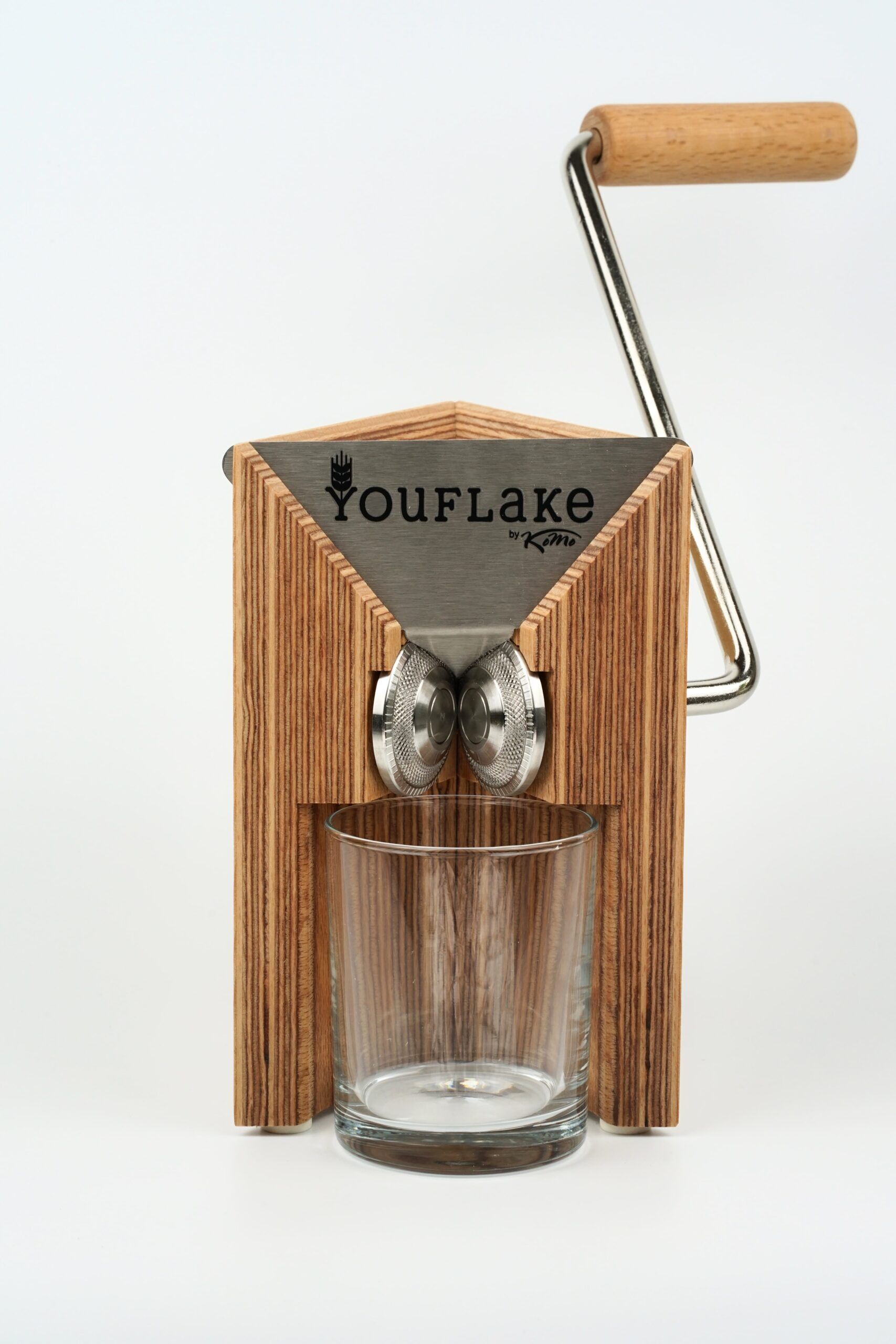 KoMo FlicFloc | Flockenquetsche | Buche massiv | kinderleichte Bedienung | frische Haferflocken – Bild 3