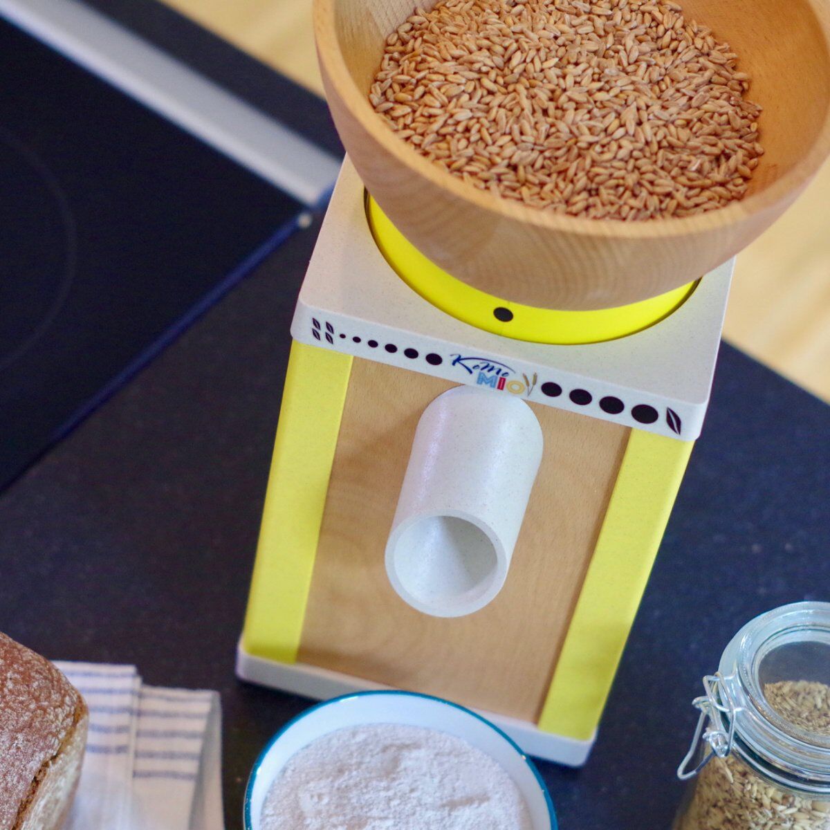 KoMo KoMoMio (elektr. Mühle) | 6 Farben | Arboblend® | Buche | 100 g/min | 12 Jahre Garantie – Bild 8