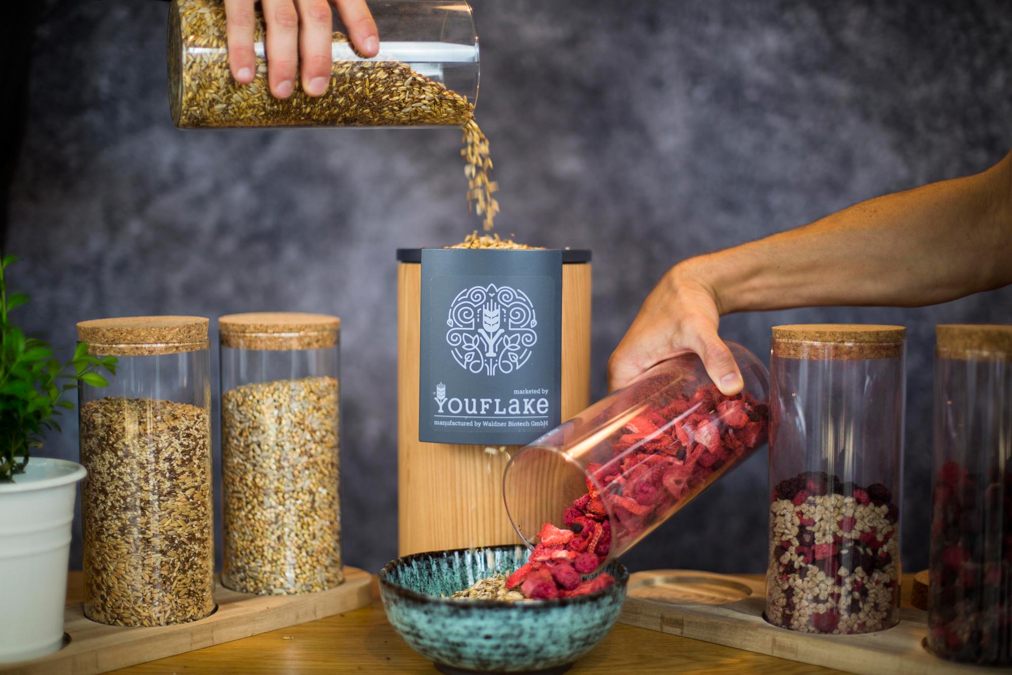 MuesliMachine in Aktion