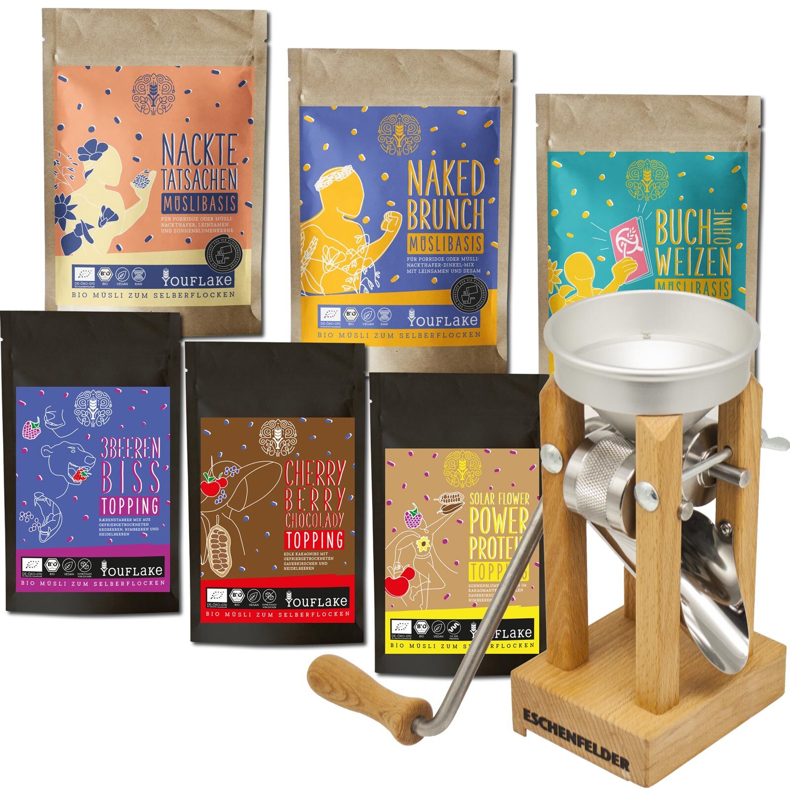 YouFlake Starter-Kit Eschenfelder Alu