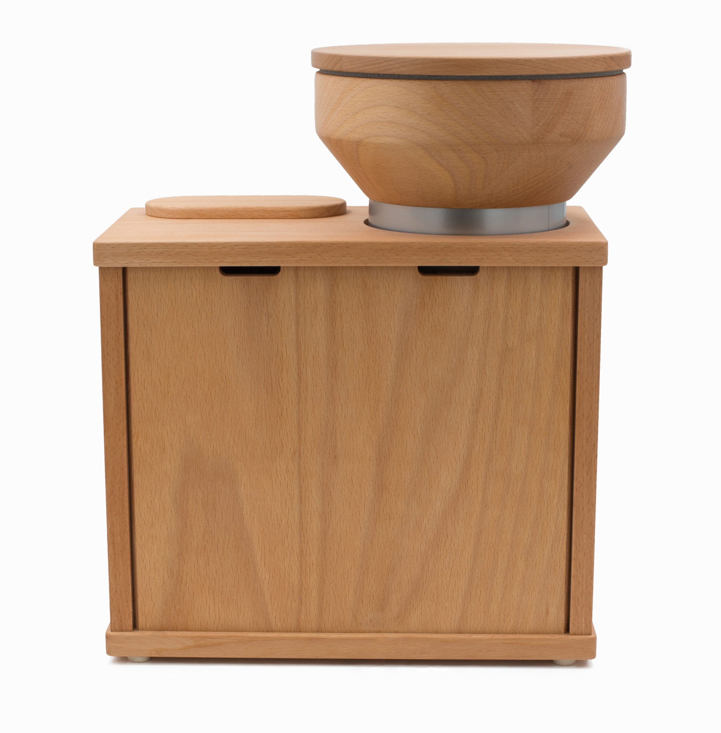KoMo Duett 200 | elektrische Mühle + Flockenquetsche | Buche massiv | sehr leistungsfähig | frisches Mehl + frische Flocken – Bild 6
