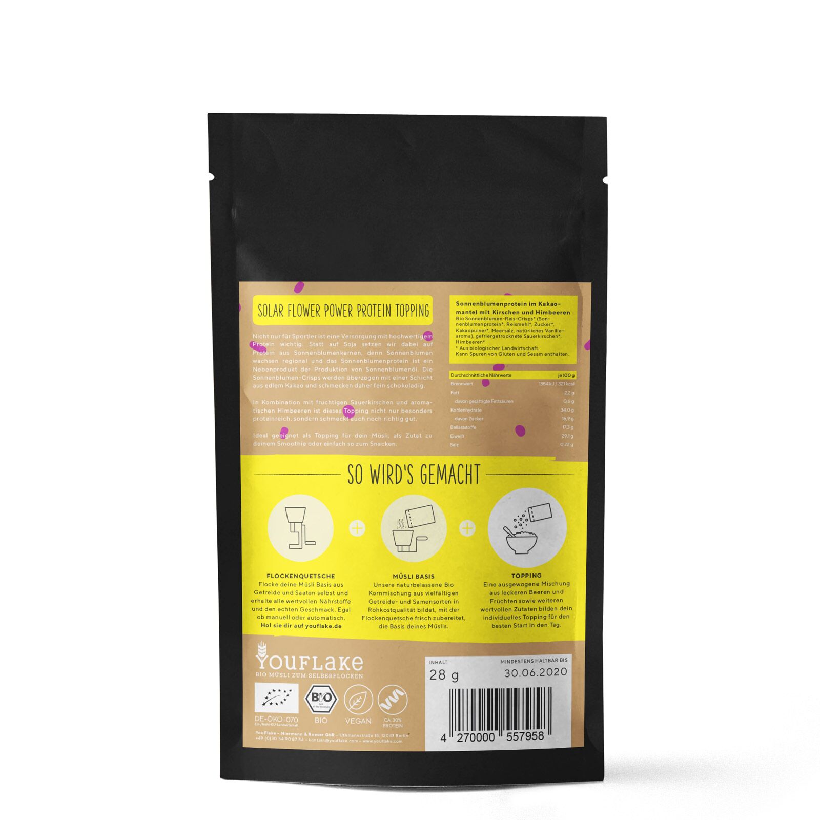 Solar Flower Power Protein Topping